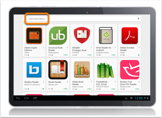 adobe digital editions reader for android