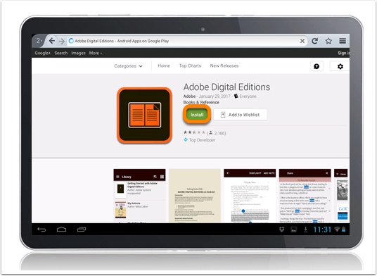 adobe digital editions android download